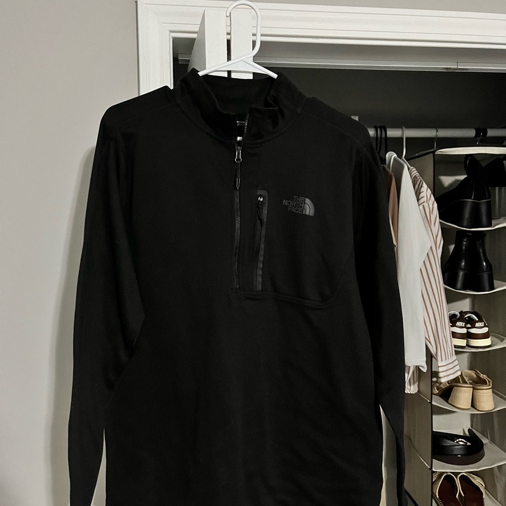 The North Face Black Half-Zip Top